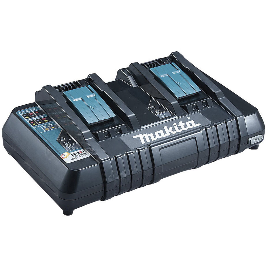 Makita DR18RD dobbelt batterioplader