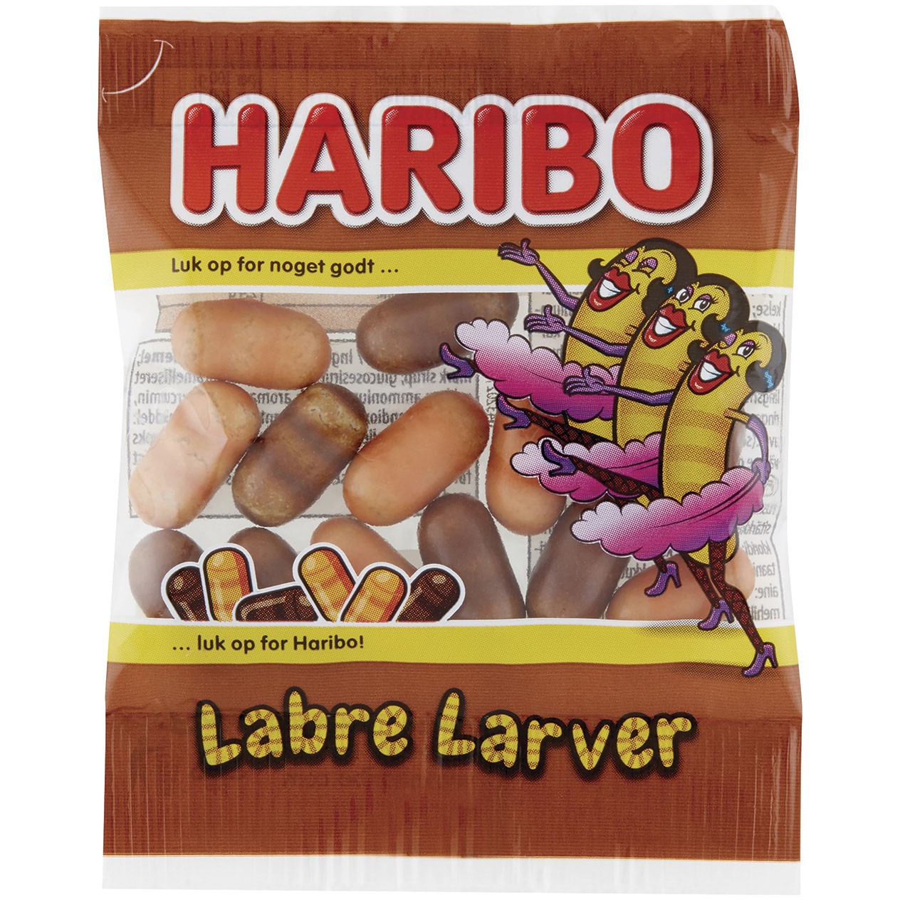 Haribo Labre Larver 100 miniposer