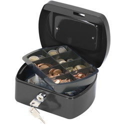 Q-connect pengekasse 12x15x8 cm sort