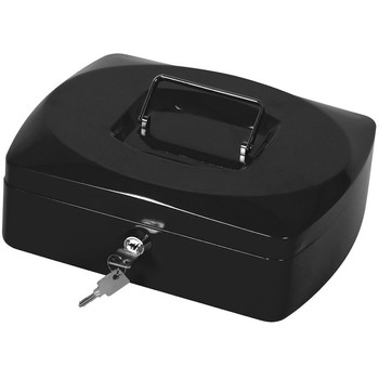 Q-connect pengekasse 18x24,5x9 cm sort