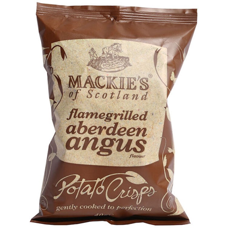 Mackies's chips Aberdeen Angus Ps/40 gr