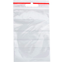 Q-connect lynlåsposer med skrivefelt 50my 80x120mm 1000stk