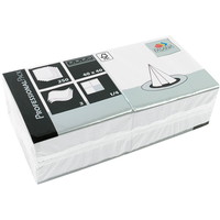 Fasana middagsservietter 40x40cm hvid 250 stk