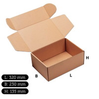 Postæske P3 4mm 320x230x135mm 9,94ltr
