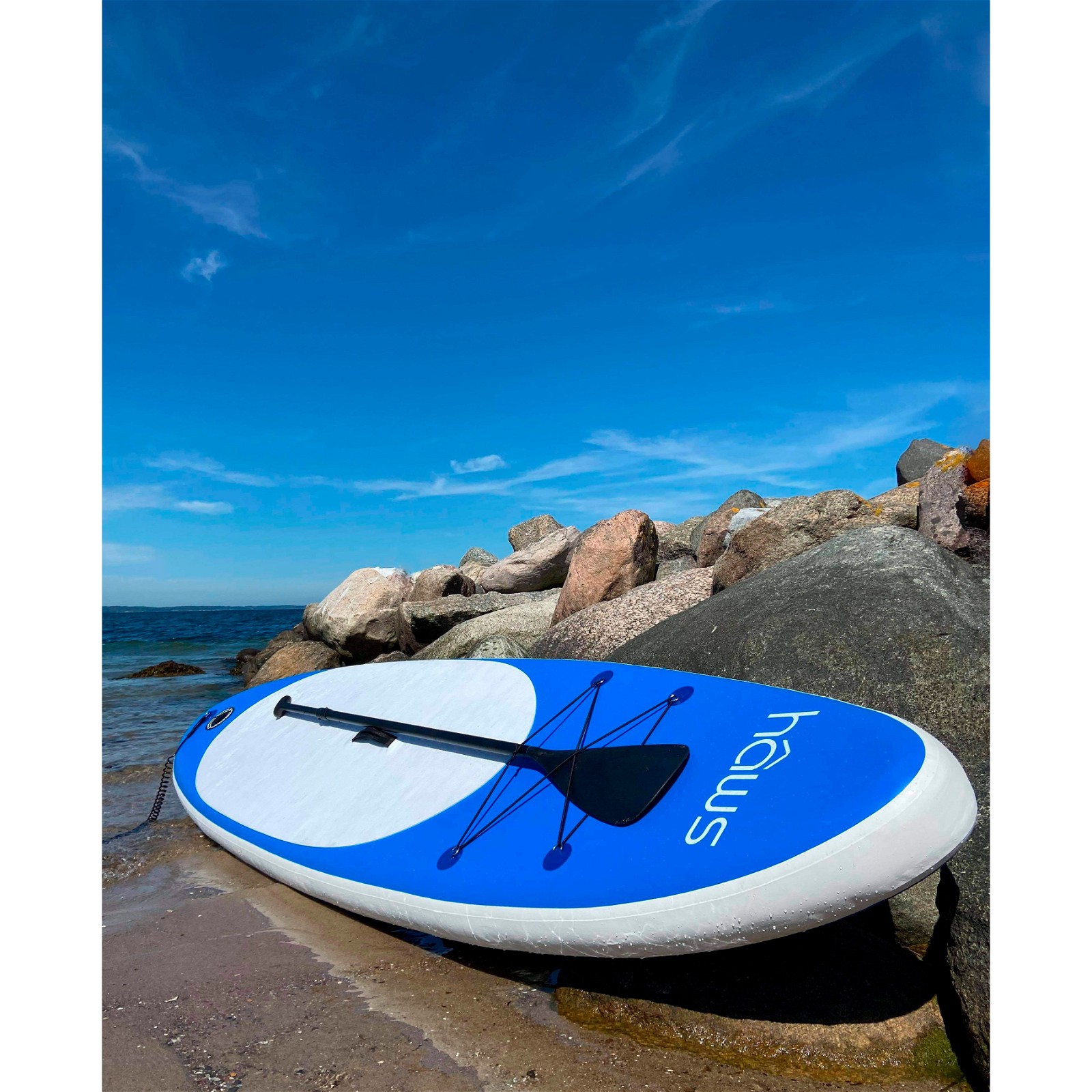 Hâws SUP paddleboard 305x81x15 cm blå/hvid