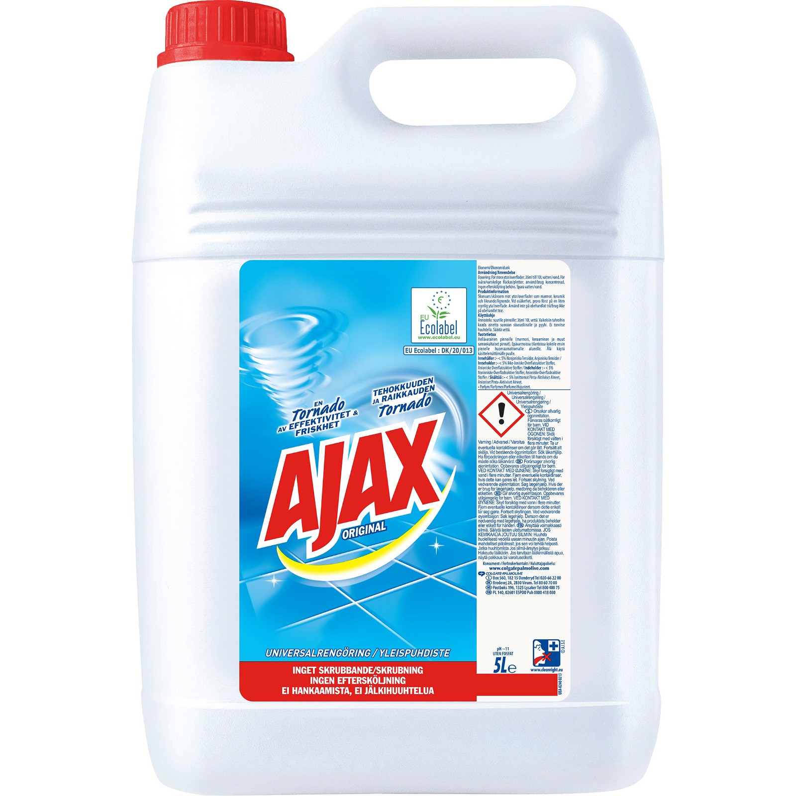 Universalrengøring Ajax Original 5L