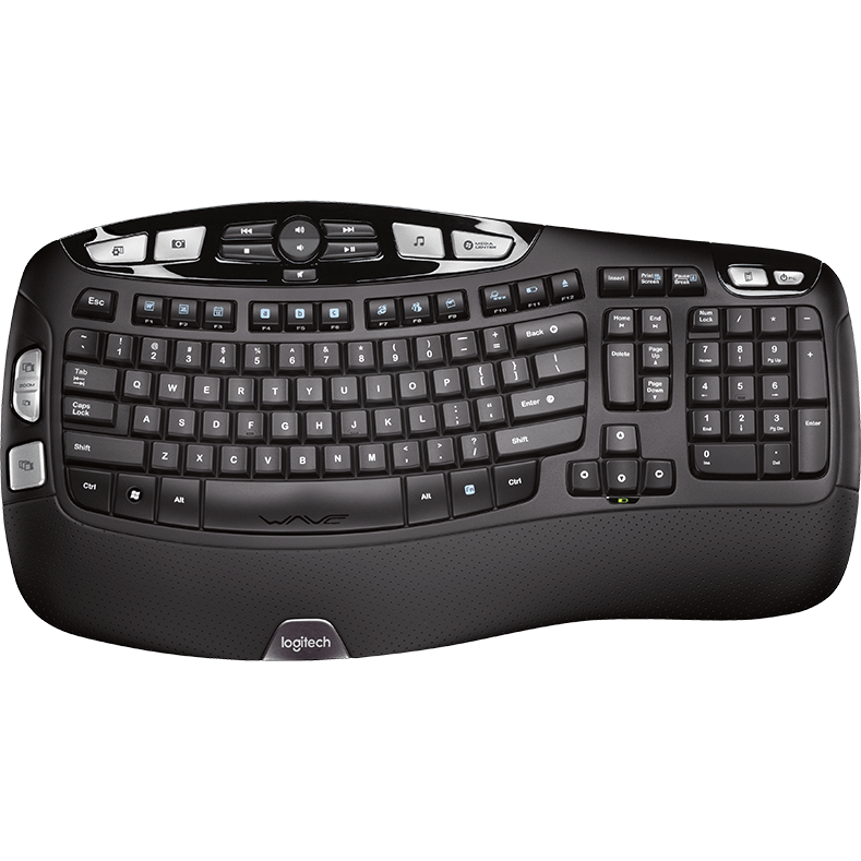 Logitech K350 tastatur sort