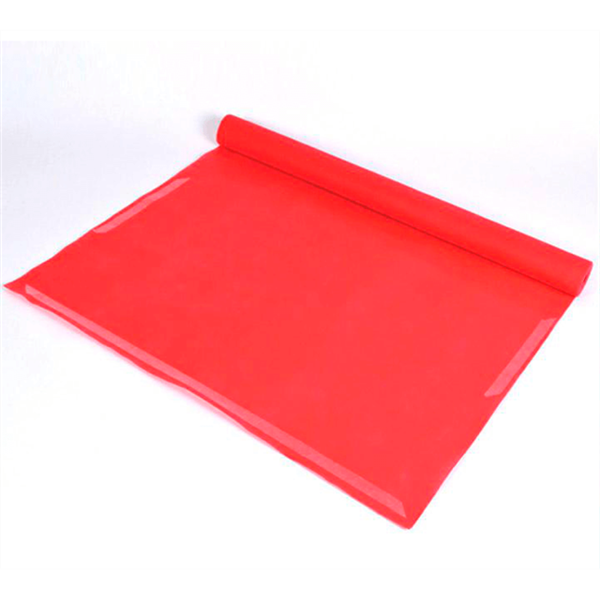 Rød løber filt 61 cm x 4,5 mtr M/tape til fastgørelse