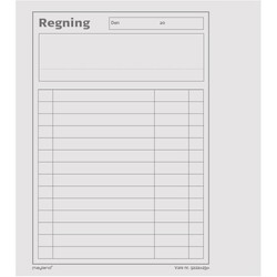 Mayland regningsblok 12,6x14,8cm 100 blade
