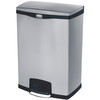 Rubbermaid Slim Jim pedalspand 90L rustfri stål