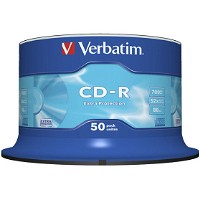 Verbatim 700MB 52x CD-R Spindle 50stk