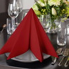 Tork 478854 Linstyle servietter 39x39cm rød 50stk