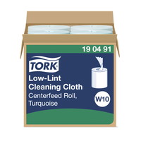 Tork 190491 Sensitiv W10 1lags aftørringspapir turkis 4ruller