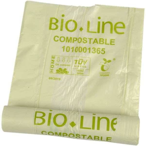 Abena Bio-Line Affaldssække Komposterbar 140L 30my 10stk/rl
