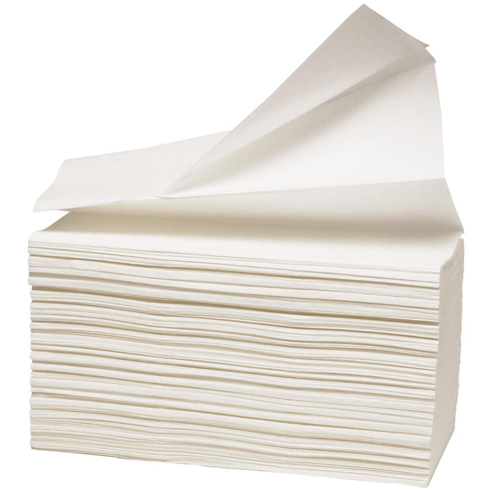 Håndklædeark TAD 2-lags 24x20,5cm Hvid