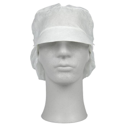 Abena hårnet m/skygge XL hvid 100stk