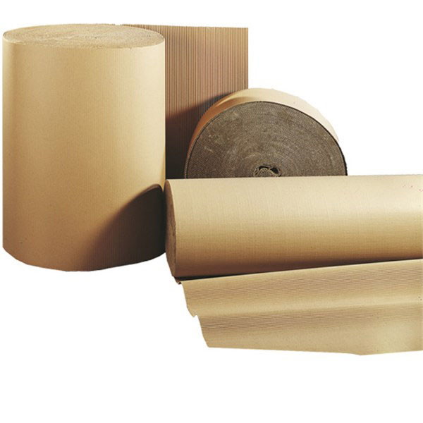 Bølgepap 10cmx70m brun
