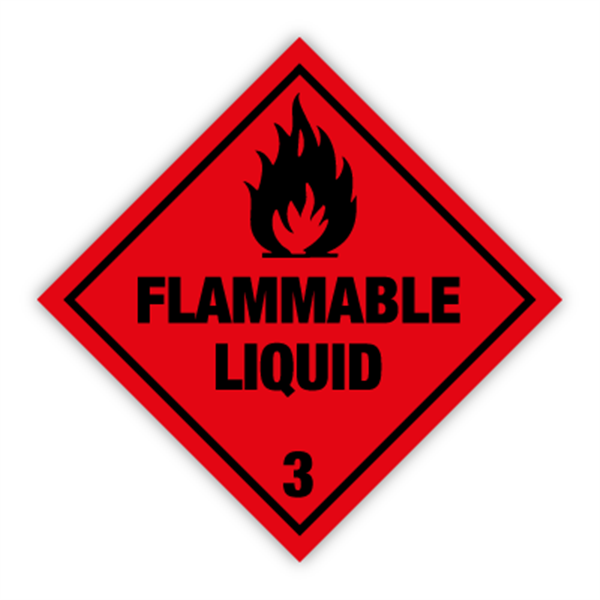 Etiket Symbol Fare Flammable