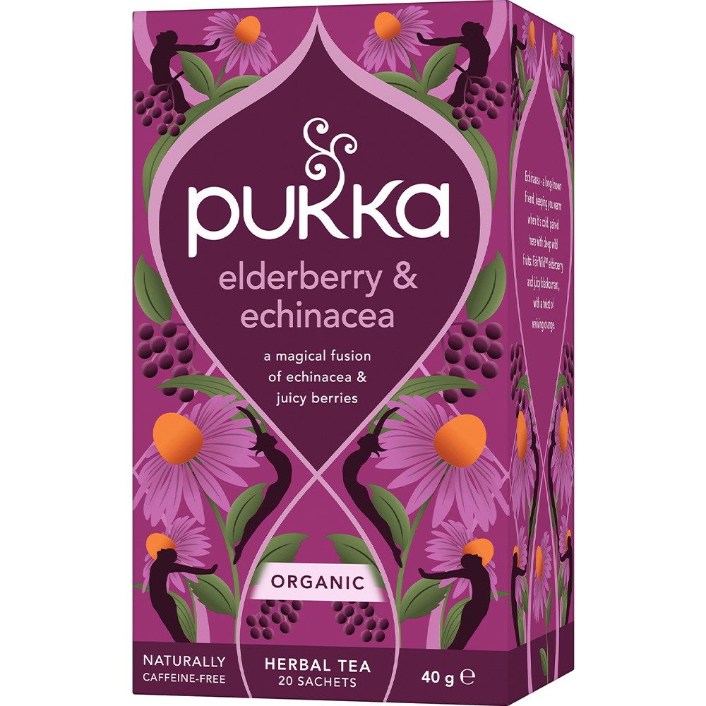 Pukka Elderberry & Echinacea 20 tebreve