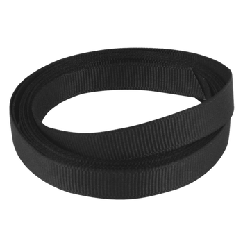 Satinbånd ribbet B:9mm L:90m sort