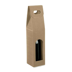 Vinæske med bæregreb 1 flaske natur