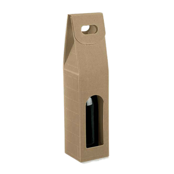 Vinæske med bæregreb 1 flaske natur