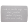 Byttemærke 22x35mm grå
