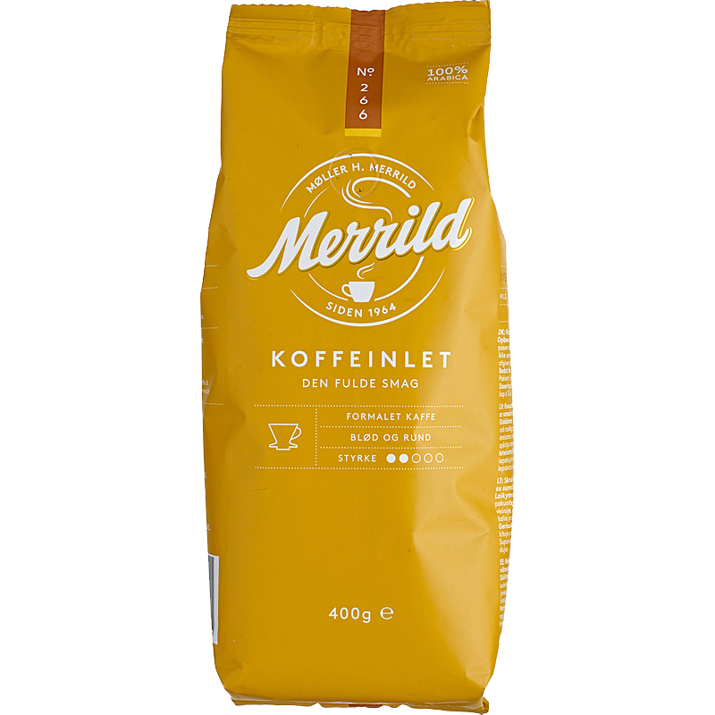 Kaffe Merrild Koffeinlet Formalet 400g