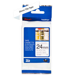 Brother TZe-N251 labeltape 24mmx8m sort/hvid