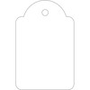 Apli hængemærke 28x43mm hvid 500stk