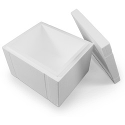 Kølekasse mellem m/låg flamingo 15 ltr hvid