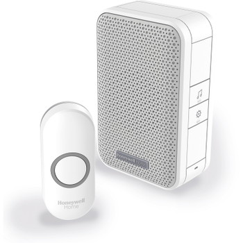 Honeywell dørklokke trådløs hvid
