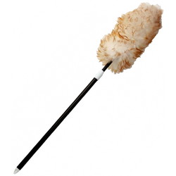 Støvkost af uld med teleskopskaft 78-110 cm