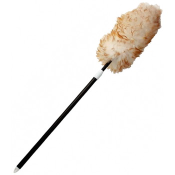 Støvkost af uld med teleskopskaft 78-110 cm
