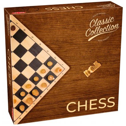 Tactic Classic Collection rustikt skakspil