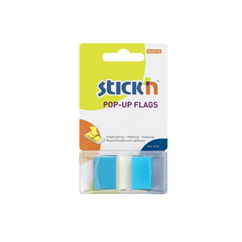 Indexfaner Stick'N Pop Up 45x25mm Blå
