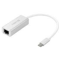 Sandberg USB-C gigabit netværk-kabel hvid