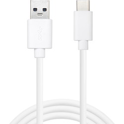 Sandberg USB-C kabel hvid 100cm