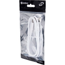 Sandberg USB-C kabel hvid 100cm