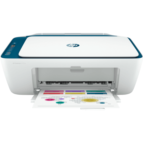 Multifunktionsprinter HP Deskjet 2721e All in One A4 Farve