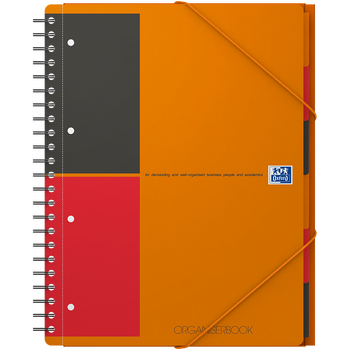 Oxford OrganiserBook notesblok A4 linjeret