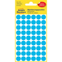 Avery 3142 Ø12mm etiket blå