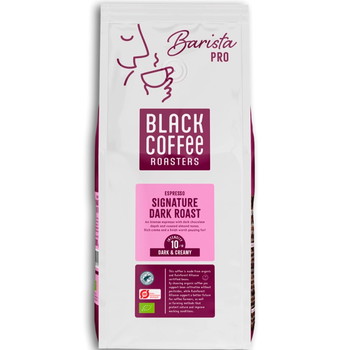 Black Coffee Signature Dark Roast Organic hele kaffebønner 1kg