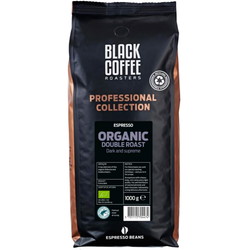 Black Coffee Double Roast hele kaffebønner 1kg