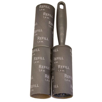 Fnugrulle med håndtag og to refills 3x1,4m