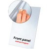 Frontplade t/windsign 100x70cm transparent