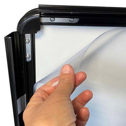 Frontplade t/windsign 100x70cm transparent