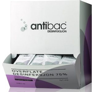Antibac overfladedesinfektionsservietter 150stk