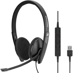 Sennheiser SC160 USB-headset sort