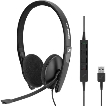 Sennheiser SC160 USB-headset sort